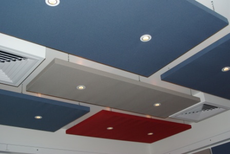Serenity Acoustic Ceiling Panel with Light