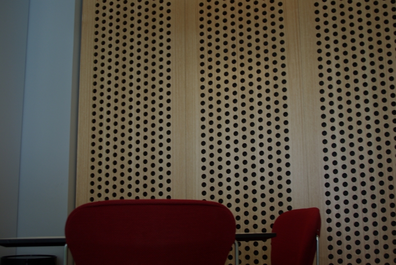 Murano Perforated acoustic Panel in Meeting Room