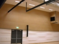 Grooved Acoustic Panel in A Sports stadium