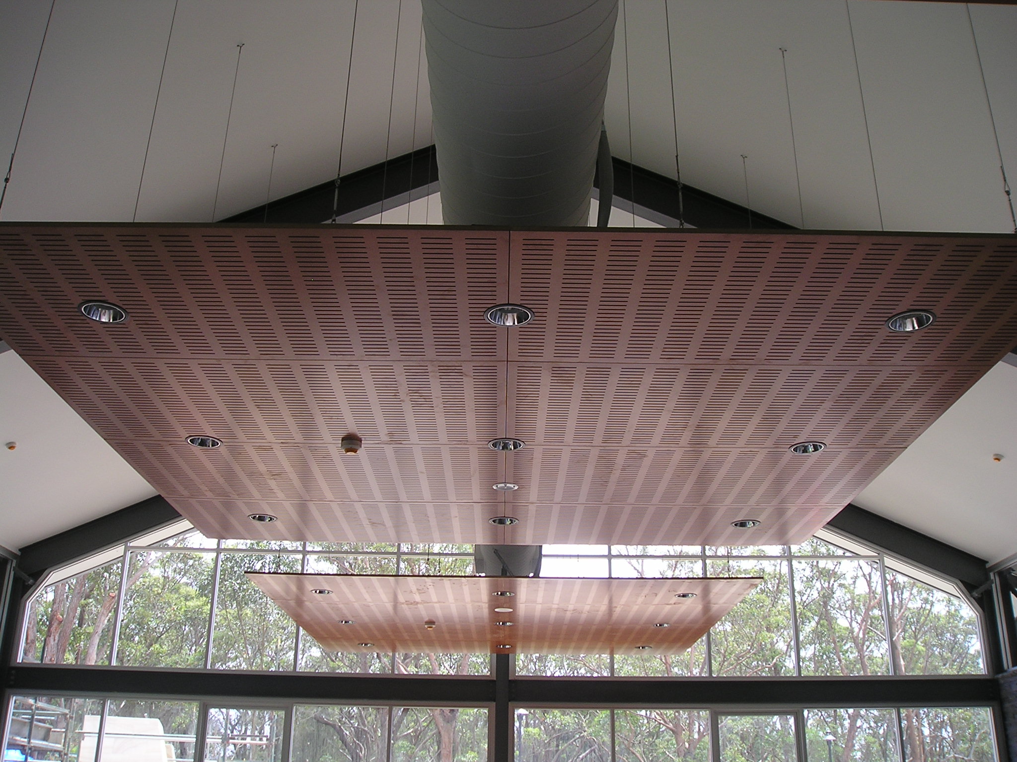 Suspended Ceiling Panel of Wood