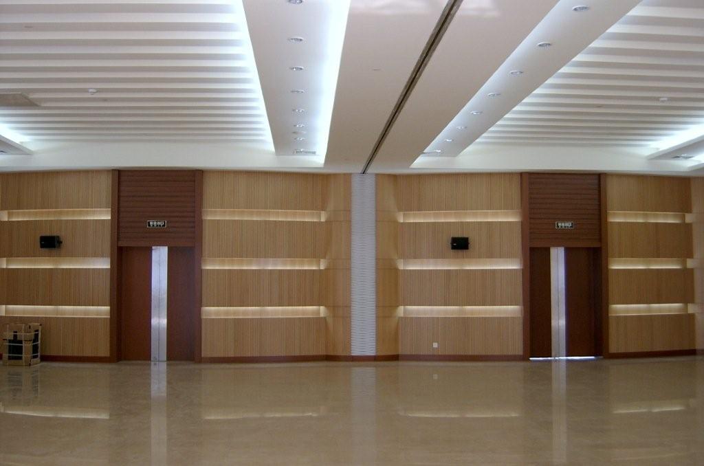 Murano Timber Acoustic Panels: Reception Centre