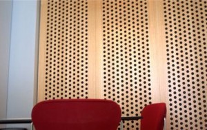 acoustic wall panels made from wood