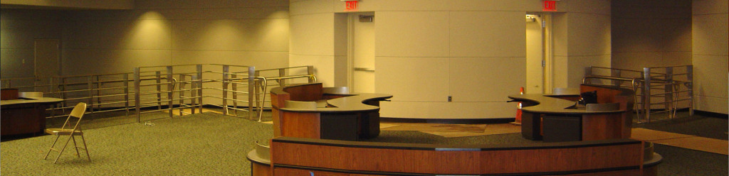 Noisy Customer service area