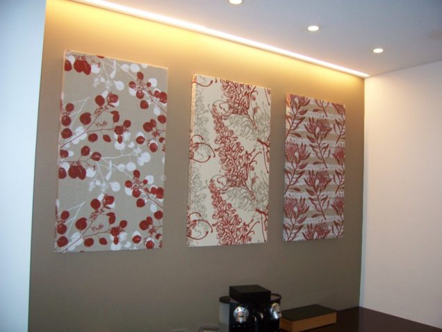 Custom Art Acosutic Panels in Conference Room
