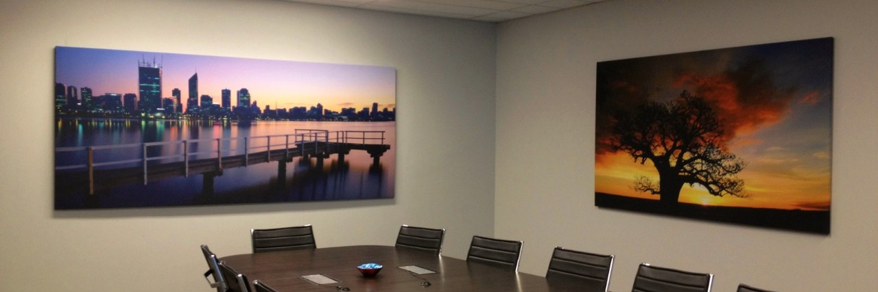 Reduce Boardroom Noise Printed acoustic Panel