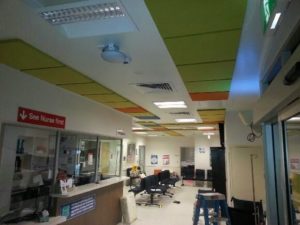 remove noise in hospitals with serenity Panels