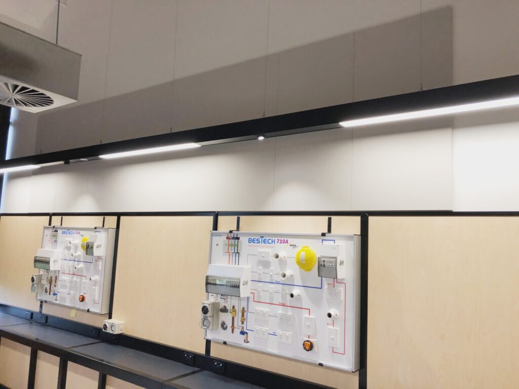 Acoustic Wall Panels to reduce noise from electrical equipment,