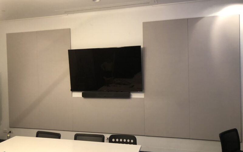 SerenityLite Acoustic Wall Panels in Office