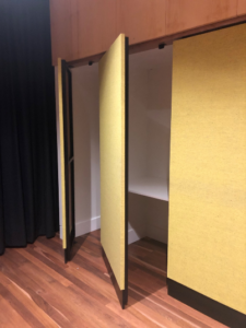 Serenity Acoustic Panels installed as Doors