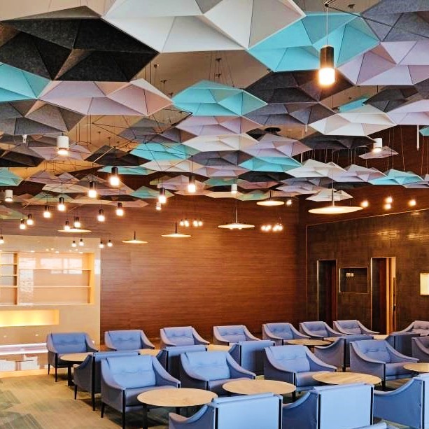 Polyester Acoustic Ceilings Acoustic Clouds