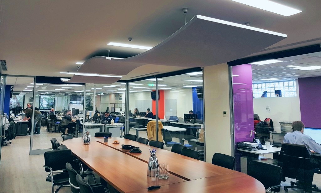 Sontext Acoustic Baffle Ceiling Office Panels