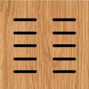 Slotted Acoustic wood panel