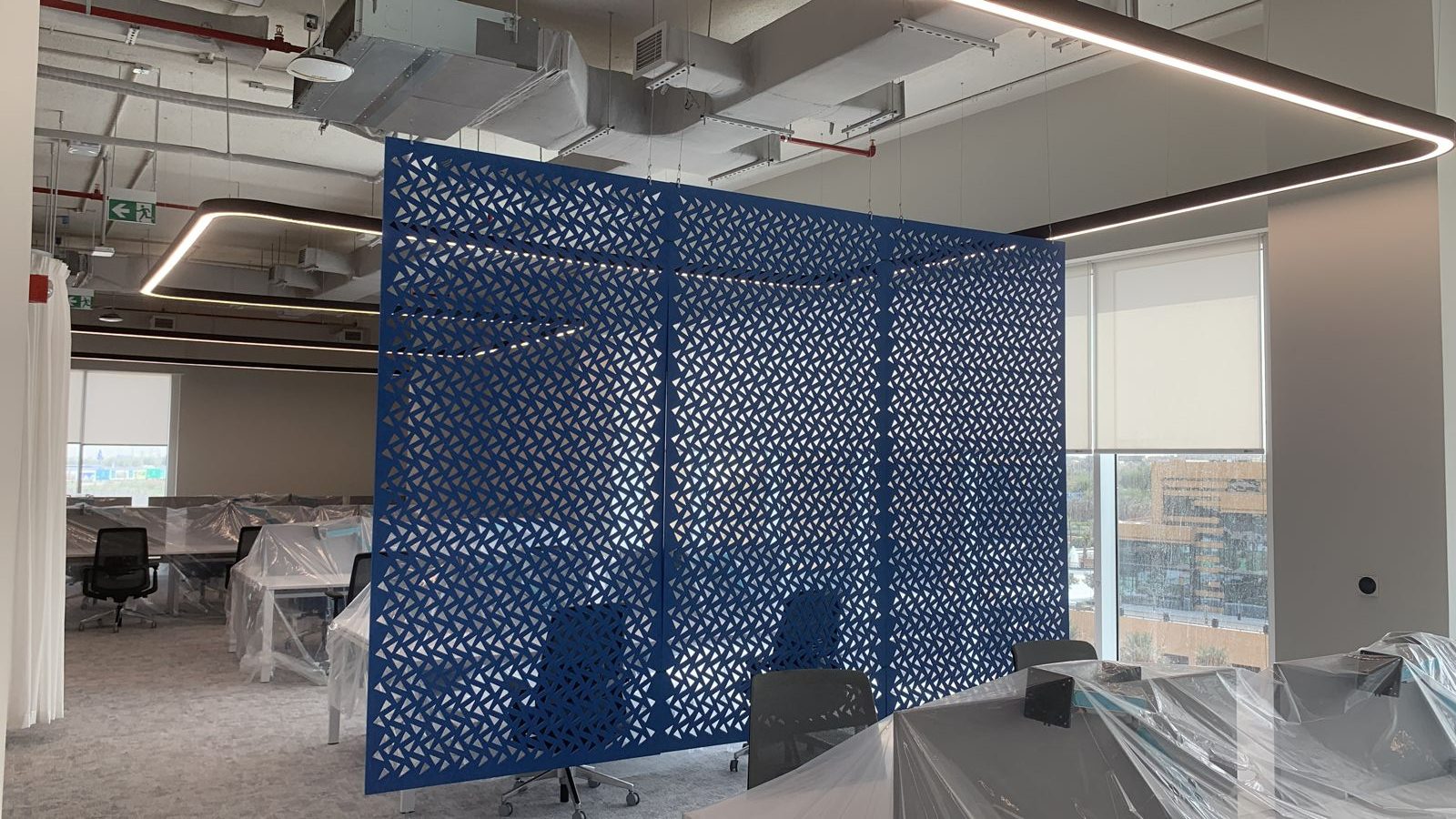 Polyester Acoustic solutions Decrasound screens