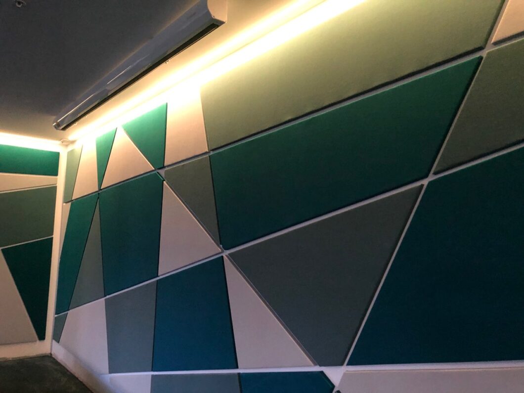 Improve sound in Function room wit customised Fabric Panels
