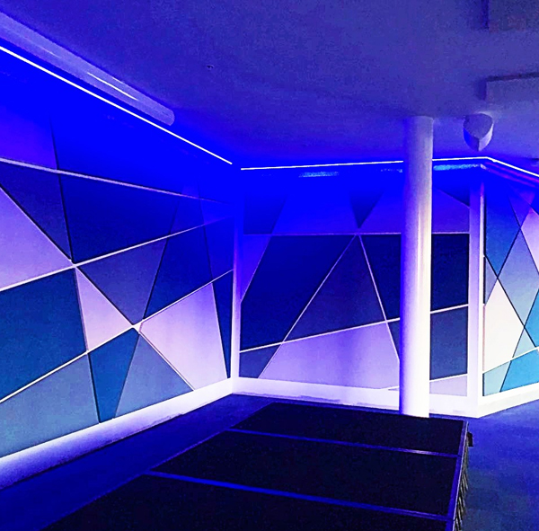 Convention centre acoustics - Geometric acoustic wall panels at MSAC.