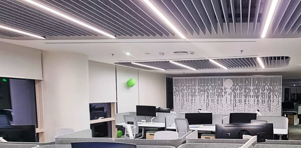 Acoustiscreen in Office Fitout